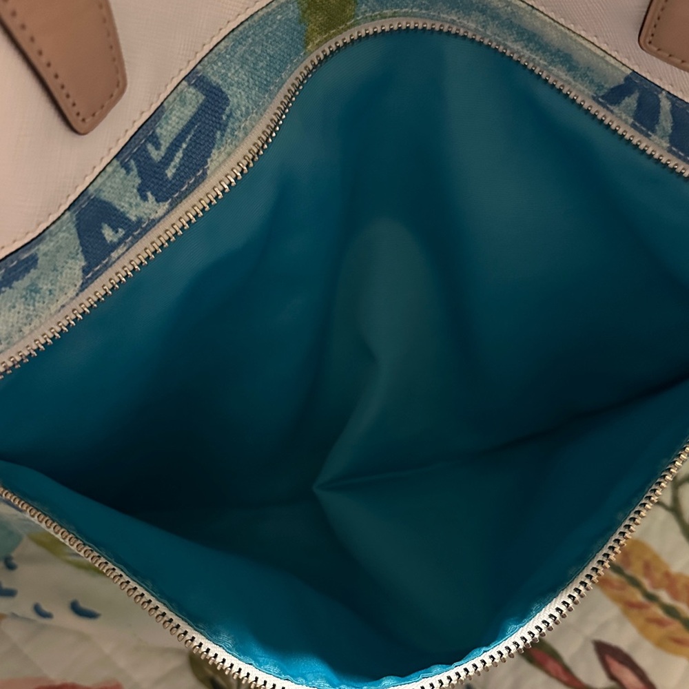 COACH Resort Beach Scene Large Tote Bag - Picture 16 of 16